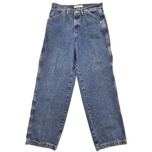 VTG Y2K Tommy Hilfiger Carpenter Jeans HAMMER LOOP FLAG LOGO Baggy Sz 10 30x32